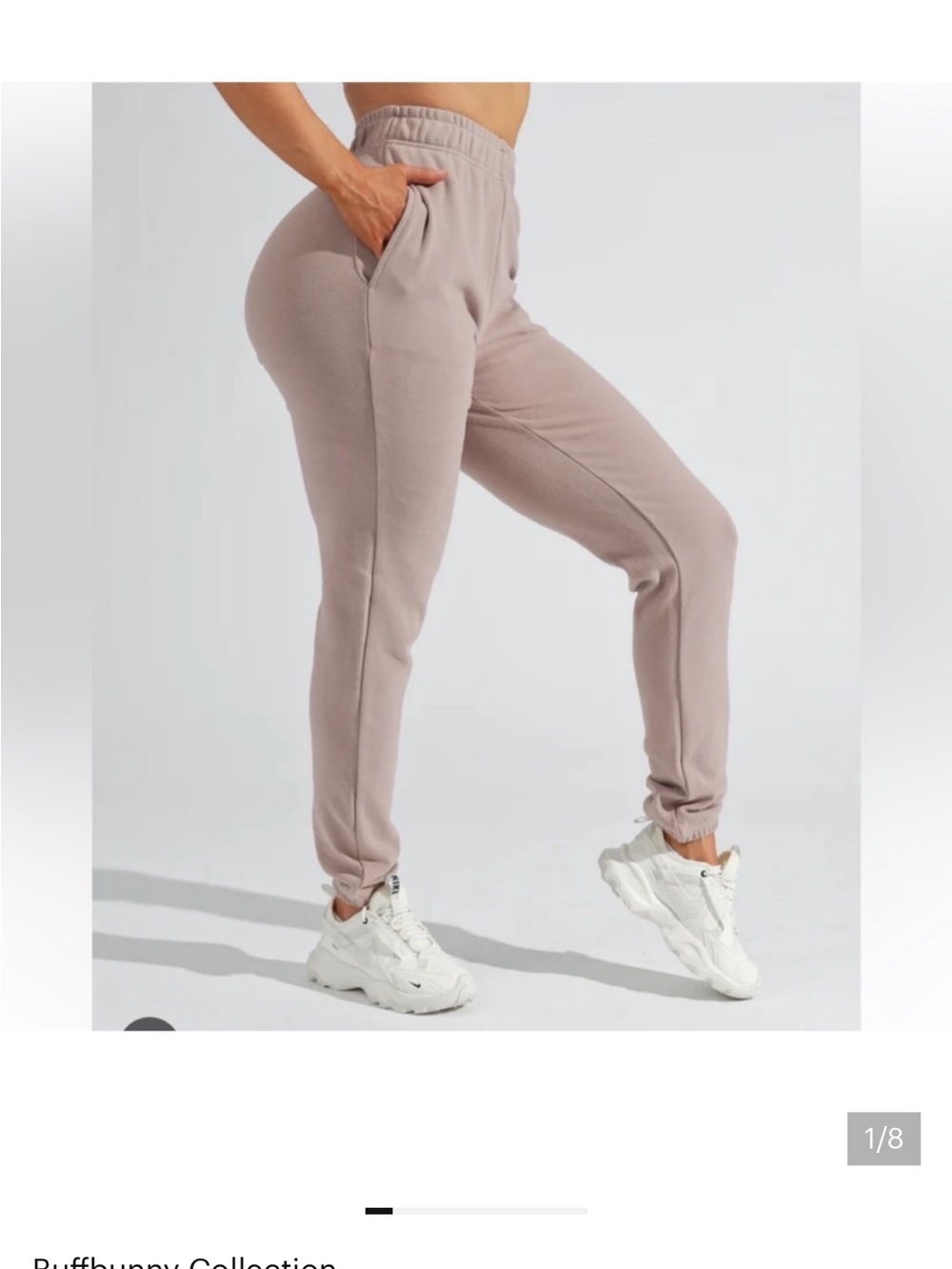 BuffBunny Cozy Hoodie & Jogger Set in Taupe - Picture 2 of 6